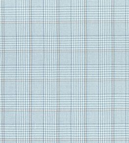 Grassmarket Check Fabric by Thibaut Slate Blue