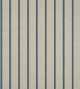 Notch Stripe Wallpaper by Thibaut Flax and Navy