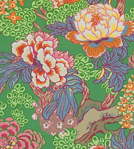 Honshu Fabric by Thibaut Green