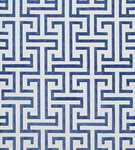 Ming Trail Fabric by Thibaut Navy