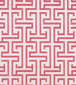 Ming Trail Fabric by Thibaut Red