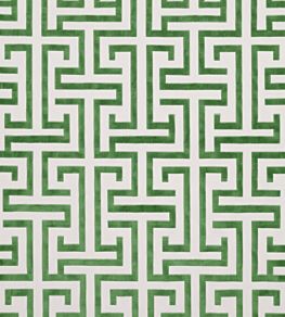 Ming Trail Fabric by Thibaut Green
