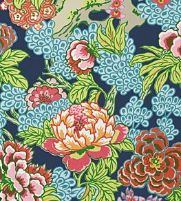 Honshu Wallpaper by Thibaut Navy