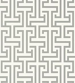 Ming Trail Wallpaper by Thibaut Grey