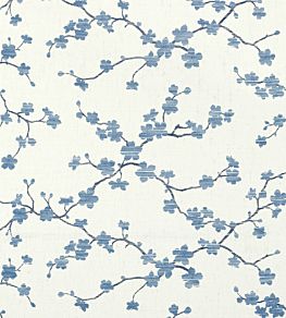 Sakura Wallpaper by Thibaut Blue