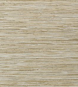 Jindo Grass Wallpaper by Thibaut Neutral / Metallic Silver