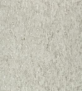Montado Cork Wallpaper by Thibaut Putty / Metallic Pewter