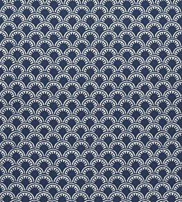 Maisie Fabric by Thibaut Navy