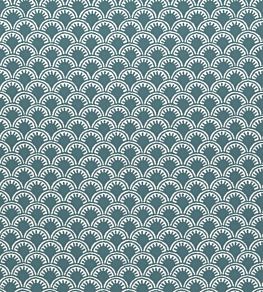 Maisie Fabric by Thibaut Teal