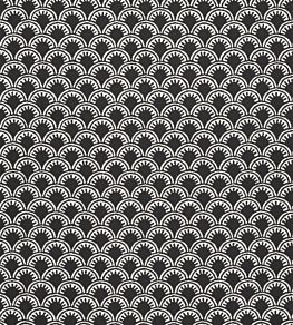 Maisie Fabric by Thibaut Black