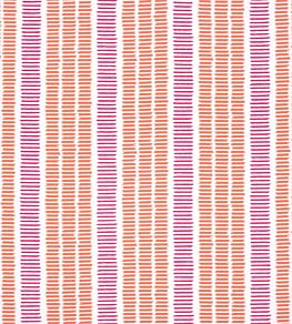 Topsail Stripe Fabric by Thibaut Coral and Peony