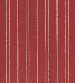 Nolan Stripe Fabric by Thibaut Red