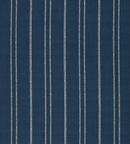 Nolan Stripe Fabric by Thibaut Blue