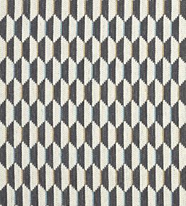 Optica Fabric by Thibaut Charcoal