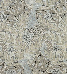 Desmond Fabric by Thibaut Beige and Grey