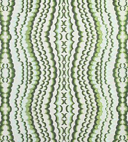 Ebru Embroidery Fabric by Thibaut Green