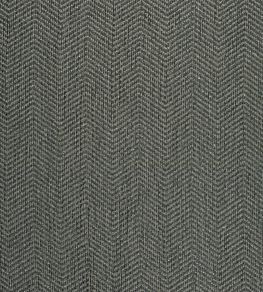Dalton Herringbone Fabric by Thibaut Dark Grey