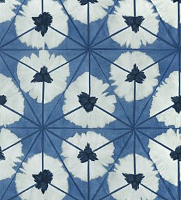Sunburst Wallpaper by Thibaut Navy