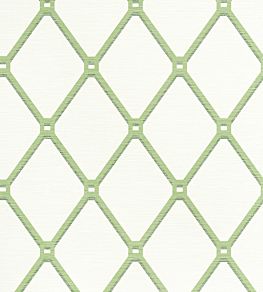 Easom Trellis Wallpaper by Thibaut Green