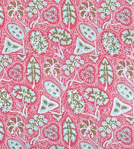 Cochin Fabric by Thibaut Pink