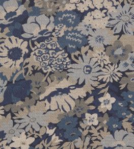 Thorpe House Fabric by Liberty Lapis