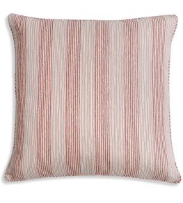 Ticking Cushion by Fermoie Red