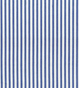 Ticking Stripe 1 Fabric by Ian Mankin Cobalt