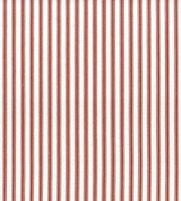 Ticking Stripe 1 Fabric by Ian Mankin Crimson