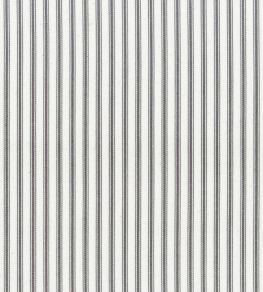 Ticking Stripe 1 Fabric by Ian Mankin Dark Grey