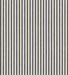 Ticking Stripe 1 Fabric by Ian Mankin Dark Navy