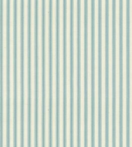 Ticking Stripe 1 Fabric by Ian Mankin Seagreen