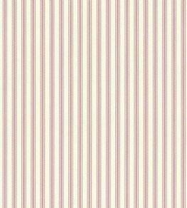 Ticking Stripe Wallpaper by Ian Mankin Pink
