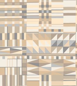 Tiebele Wallpaper by Jannelli&Volpi Tan