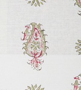 Persian Paisley Fabric by Titley and Marr Pink&Apple