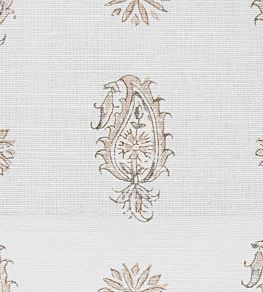 Persian Paisley Fabric by Titley and Marr Dove&Sand