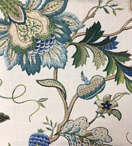 Langrish Fabric by Titley and Marr Blue