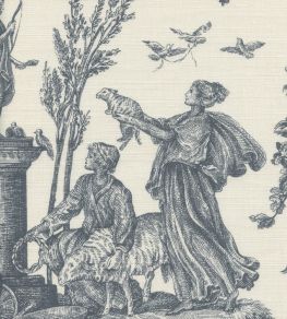 Toile Baptiste Fabric by Lewis & Wood Moule