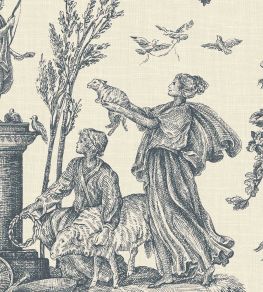 Toile Baptiste Wallpaper by Lewis & Wood Moule
