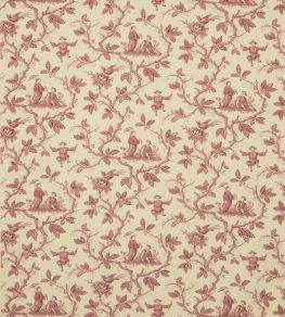 Toile Chinoise Fabric by Colefax and Fowler Pink