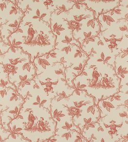 Toile Chinoise Wallpaper by Colefax and Fowler Pink