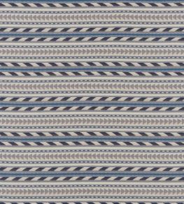 Tokola Fabric by William Yeoward Indigo