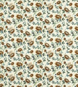 Tonquin Embroidery Fabric by Clarke & Clarke Ivory / Chartreuse