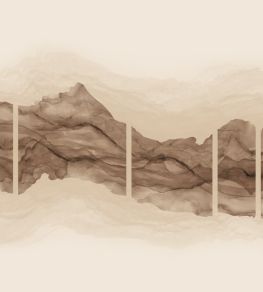 Torn Mural by Coordonne White Gold