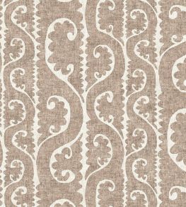 Totem Fabric by Lewis & Wood Cocoa