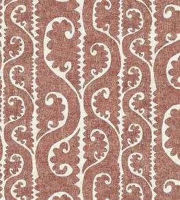Totem Fabric by Lewis & Wood Russet