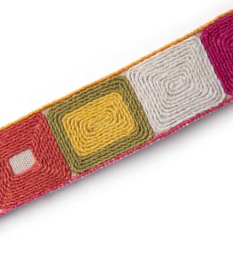 Totum Border Trimming by Christopher Farr Cloth Hot Pink