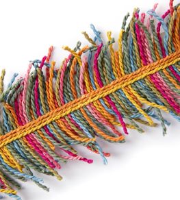 Trail Fringe Trimming by Christopher Farr Cloth Hot Pink