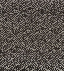 Trait D'union Fabric by Casamance Noir