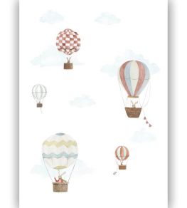 Travel Around The World Mural by Casadeco Blanc