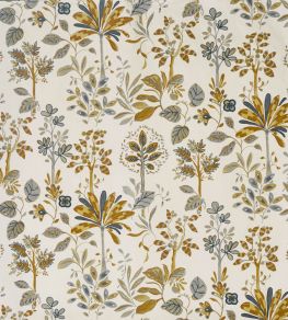 Tree of Life Fabric by Prestigious Textiles Amber